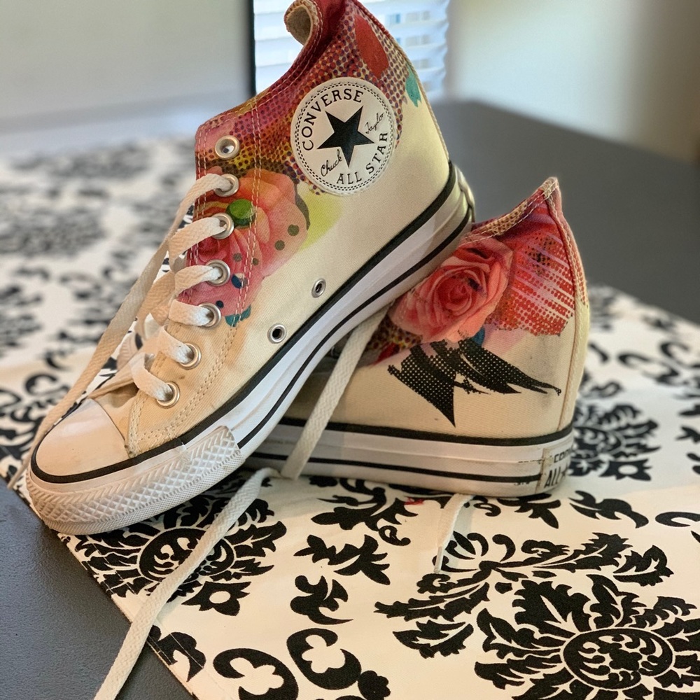 Converse All Star Chuck Taylor wedge hi-top shoes